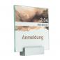 Preview: Tuerschild VITRUM A Glasschild fuer Buero aus Glas 140 140 mm